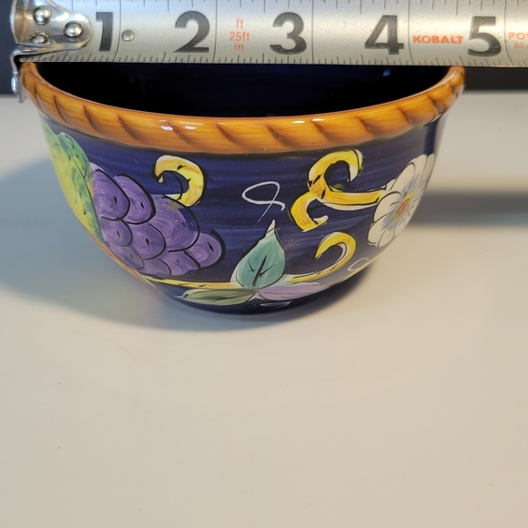 Tabletop Unlimited Villa Bellagio 4.5 inch Bowl  Hand Painted Decorative - Picture 7 of 9